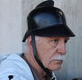 Rettungskorps Lederhelm