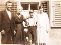 Jack Shetly mit Mutter, Frau und Sohn um 1925