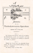 Statuten von 1898