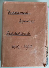 Protokollbuch 1919-1942