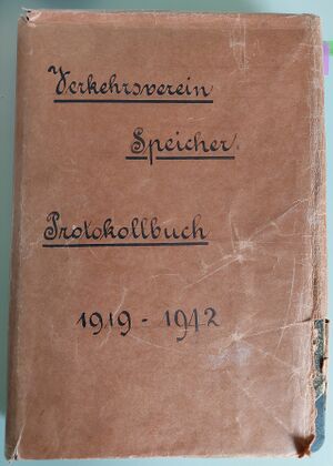 Protokollbuch 1919-1942