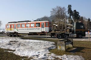 Transport zur RittnerBahn,Vögelinsegg, Frühjahr 2009.jpg