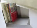 Buch-oder Zeitschriftenstapel