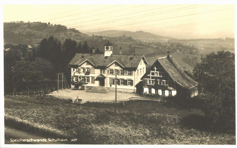 Datei:Schulhaus Speicherschwendi um1935 Gross.jpg