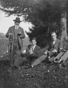 Johannes, Karl und Ernst Graf 1930